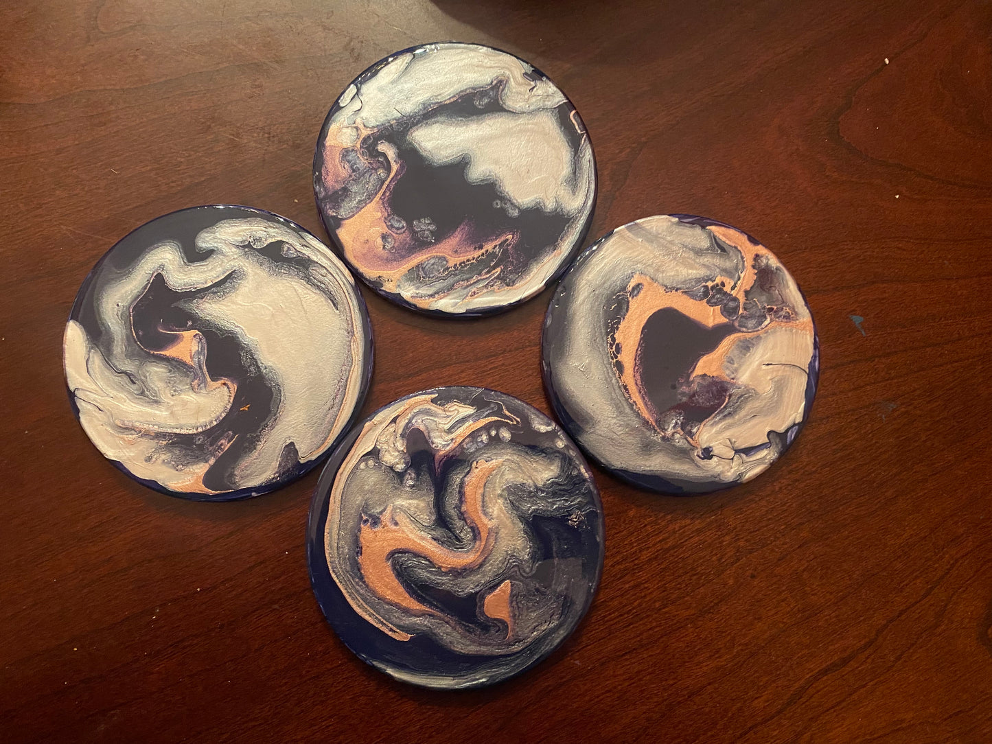 Hand painted coasters