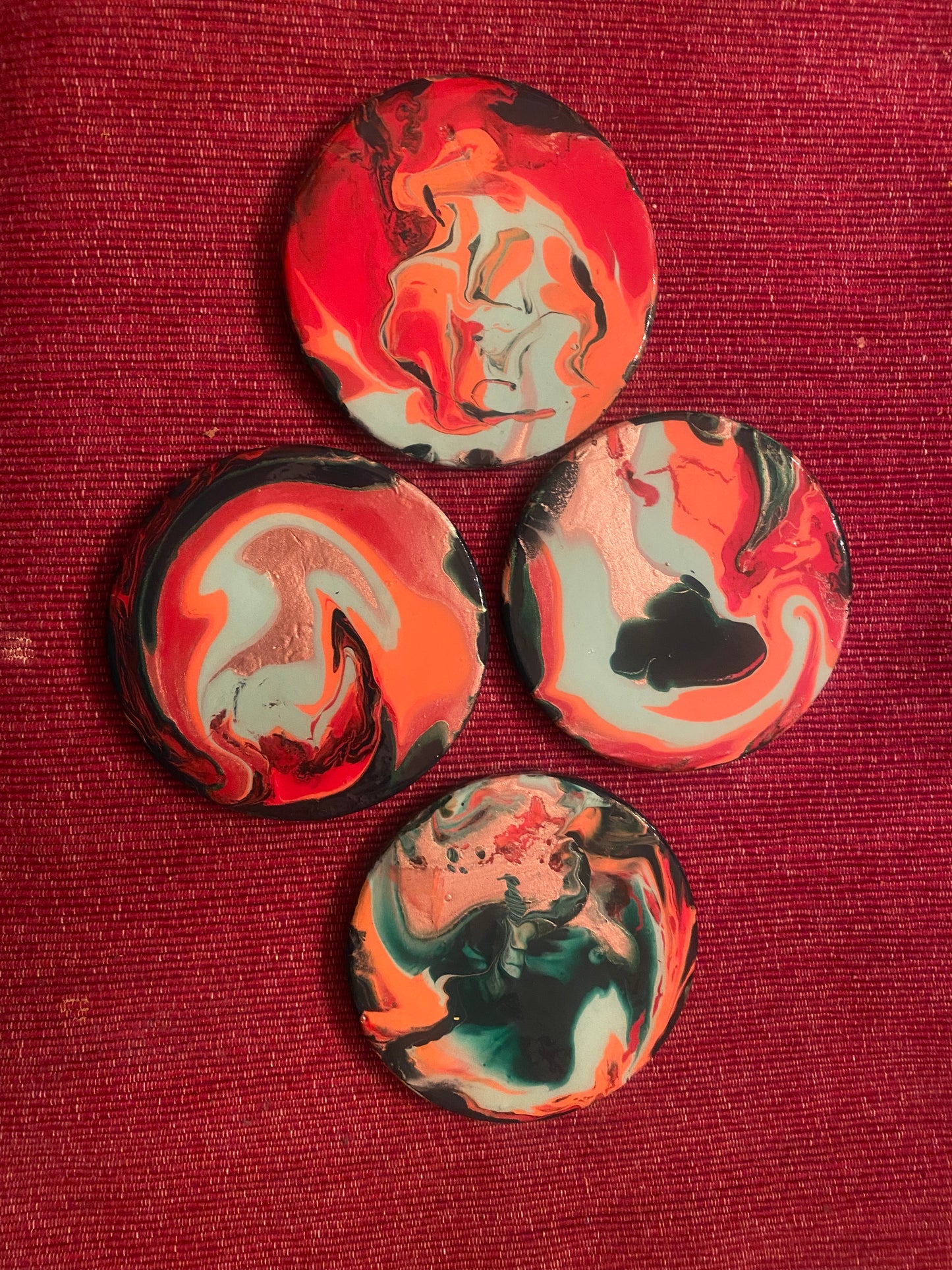 Hand painted coasters