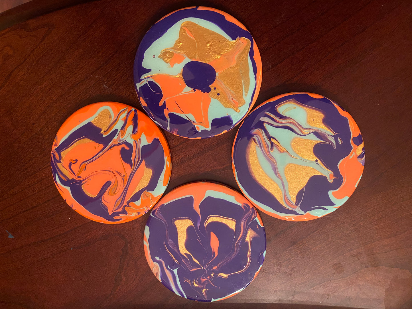 Hand painted coasters