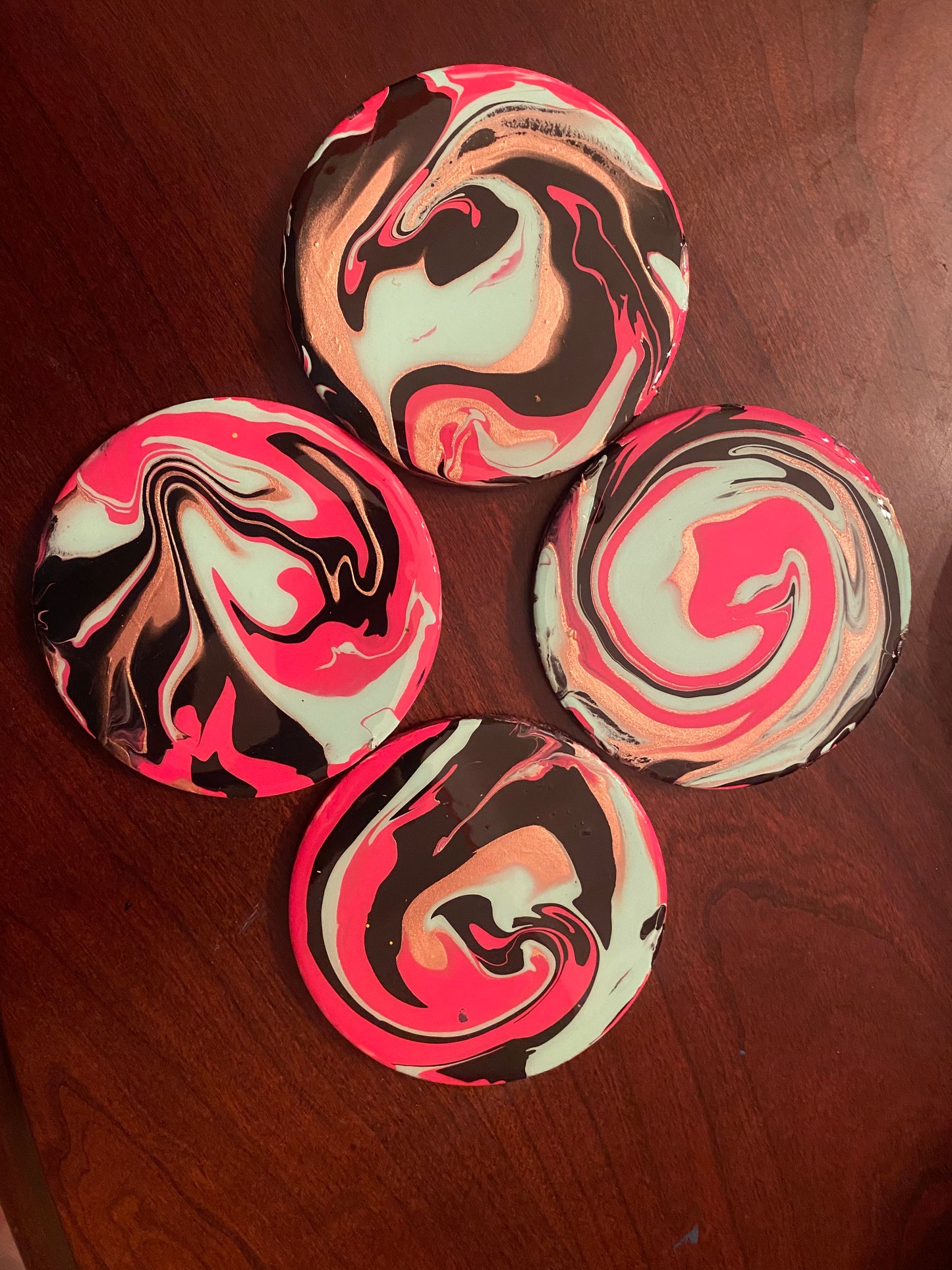 Hand painted coasters