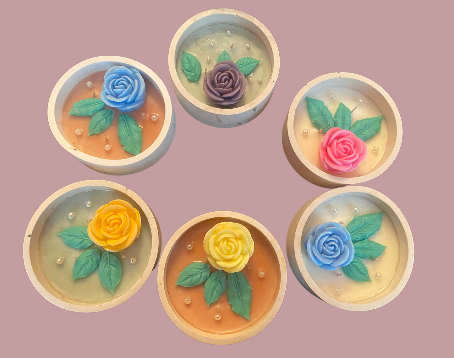 Rose Candles